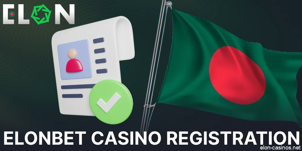 ElonBet Casino registration options for players from Bangladesh