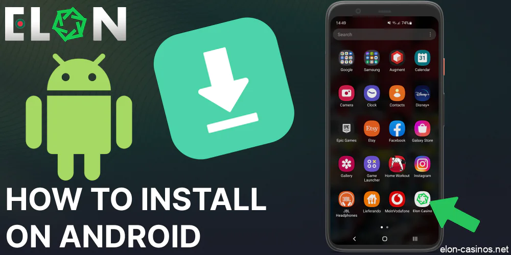 Guide on installing the Elon Casino app on Android for players from Bangladesh
