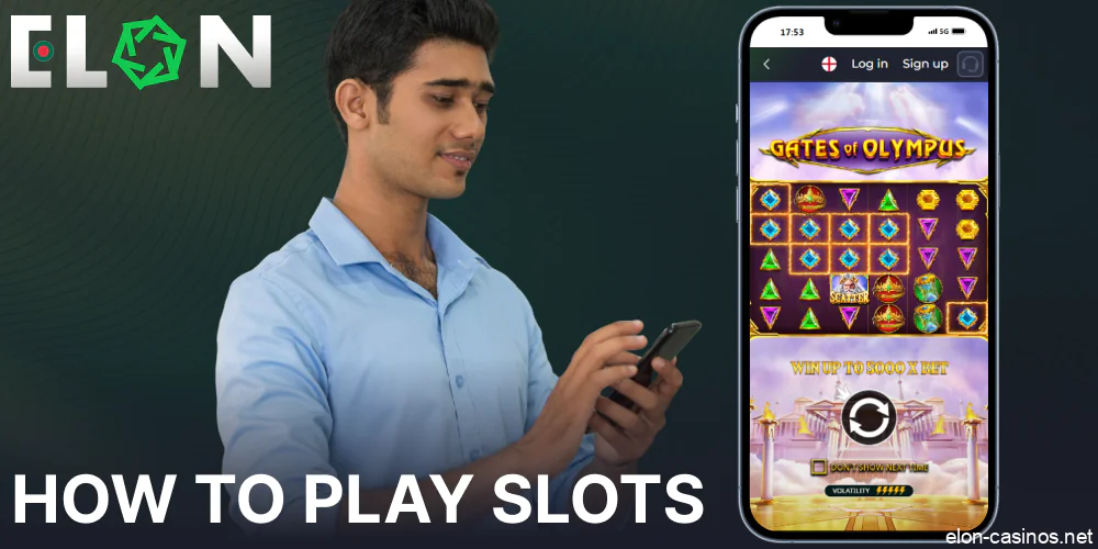 Instructions on paying slot games on ElonBet Casino Bangladesh