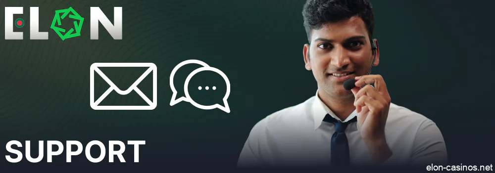 Elon Casino customer support options for Bengali players
